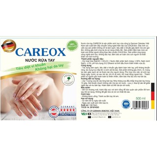 Nước rửa tay khô CAREOX