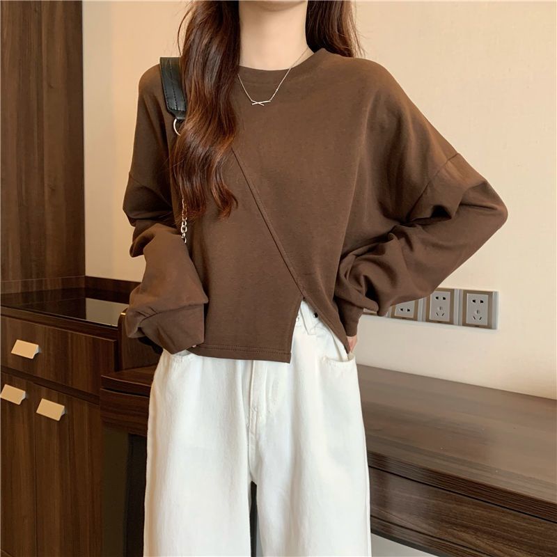 Áo Thun Nữ Tay Dài Form Rộng Oversize