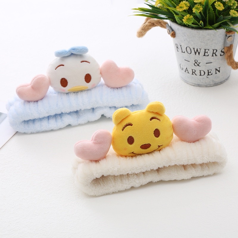 Băng đô cài tóc tiện lợi khi rửa mặt, trang điểm, tẩy trang siêu dễ thương