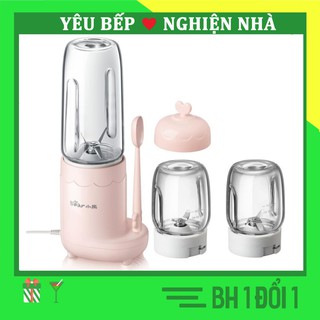 Máy xay thực phẩm trẻ em Bear. Model LLJ-C04J1. Bộ 3 cối xay tiện lợi. Phù hợp nhiều loại thức ăn.(Nhập khẩu)