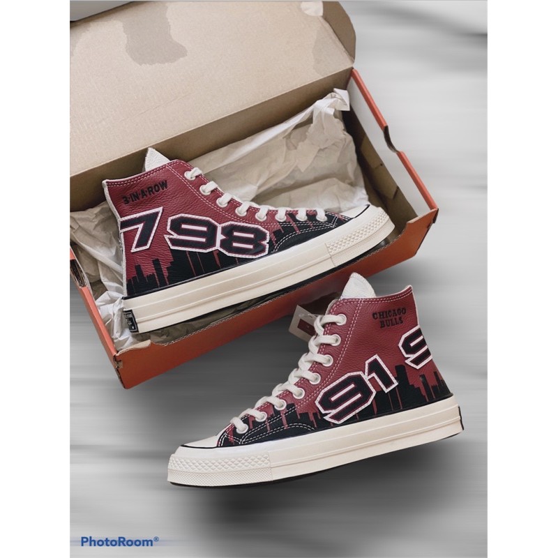 T-ConsX Giày 1970 Chuck Talor Chicago Bull Chinatown market