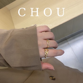 Set 2 Nhẫn Thắt Nút | CHOU ACCESSORIES |