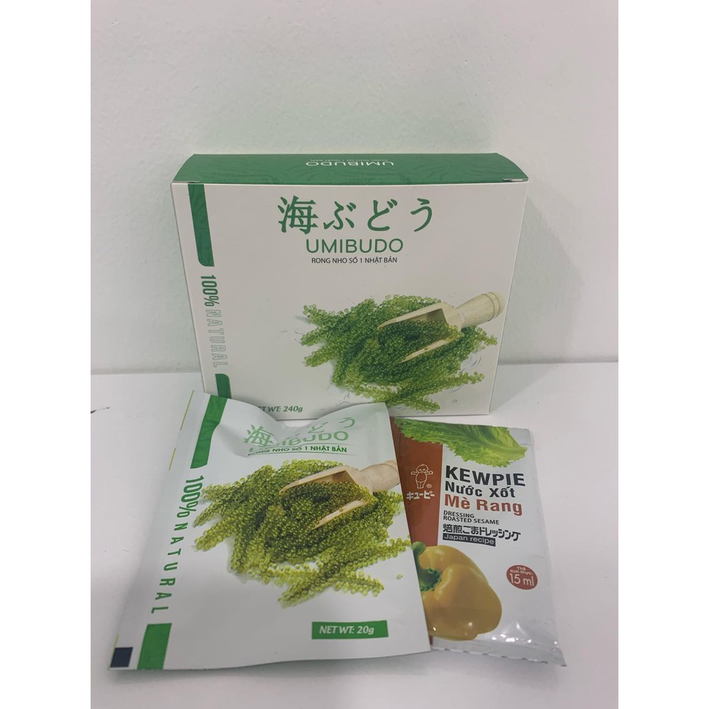 [Mã GROSALE2703 giảm 8% đơn 250K] [FLASH SALE] Rong Nho Tách Nước Umibudo. Rong Loại 1. Đạt Tiêu Chuẩn Xuất Khẩu. | BigBuy360 - bigbuy360.vn