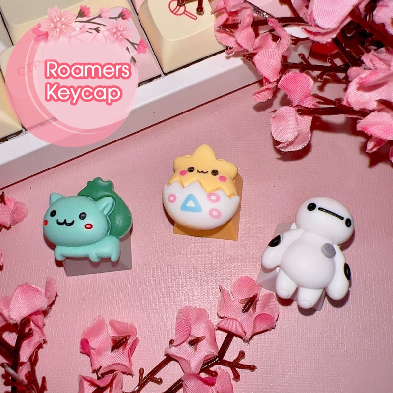 Keycap NEW !!! Nhân vật hoạt hình dễ thương PBT