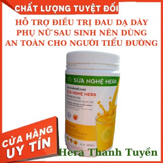 SỮA NGHỆ HERA 500gr CHÍNH HÃNG Hỗ trợ người đau dạ dày, gọi sữa về cho mẹ bỉm- MIỄN SHIP