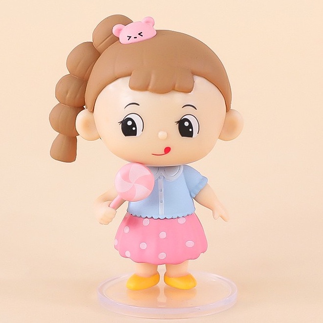 Em bé tóc nâu (sứ)