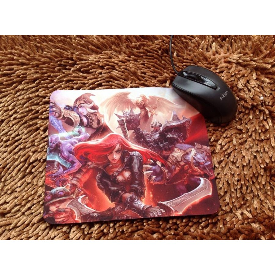 Miếng lót chuột Mouse pad, bàn di chuột cho game thủ, tấm lót khâu bo viền loại nhỏ 20x24Cm ko cấn bàn phím máy tính