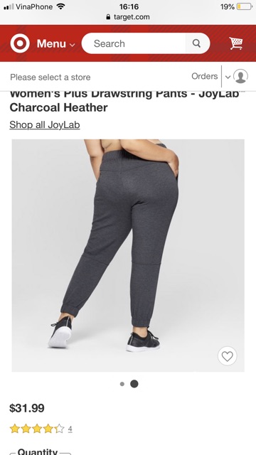 Quần jogger big size Joylab xuất xịn