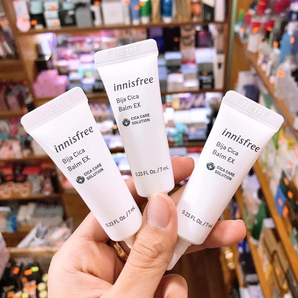 [Mini Size] Gel Ngừa Mụn, Làm Dịu Da Nhạy Cảm Innisfree Bija Cica Balm EX 7ml