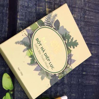 Bột hà diệp lục kiềm dầu trắng da