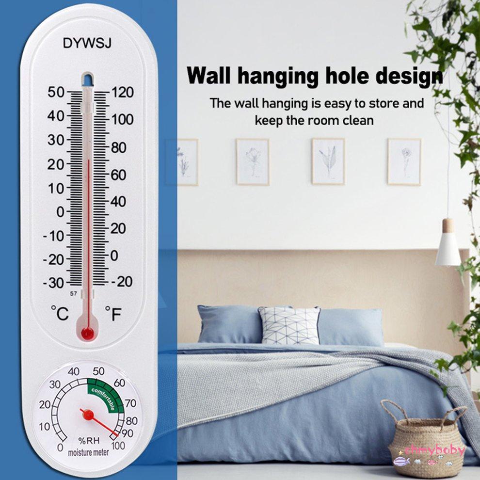 Máy đo độ ẩm treo tường dài Nhiệt kế trong nhà Con trỏ trồng cây đông lạnh [8/14]