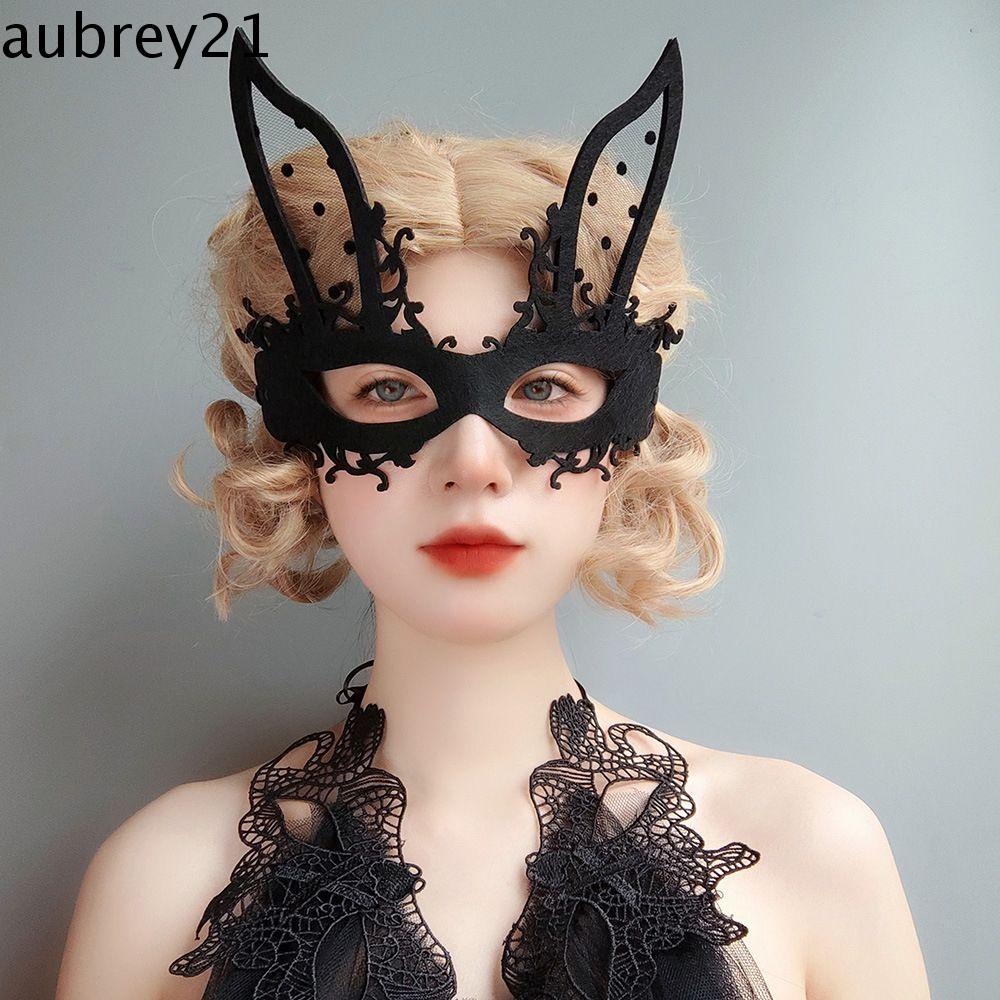 Mặt Nạ Hóa Trang Halloween Hình Thỏ Bunny Vui Nhộn