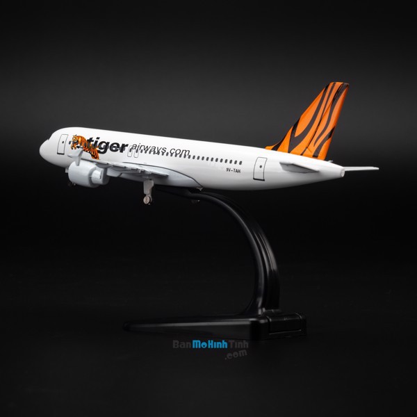Mô hình máy bay Tiger Air Airbus A320 20cm Everfly
