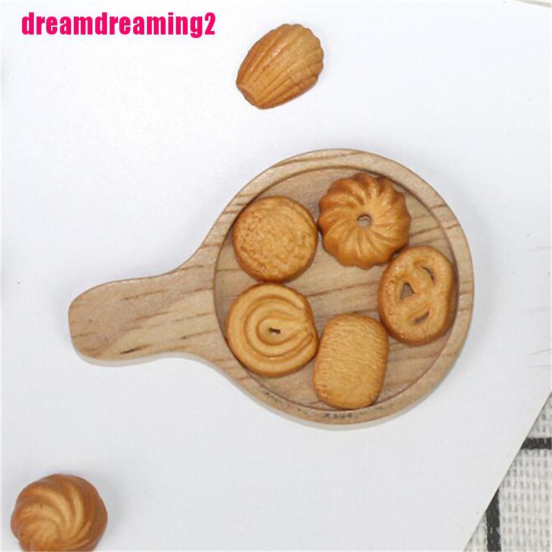 Bộ 7 Mô Hình Bánh Quy Mini Dễ Thương Tỉ Lệ 1: 1