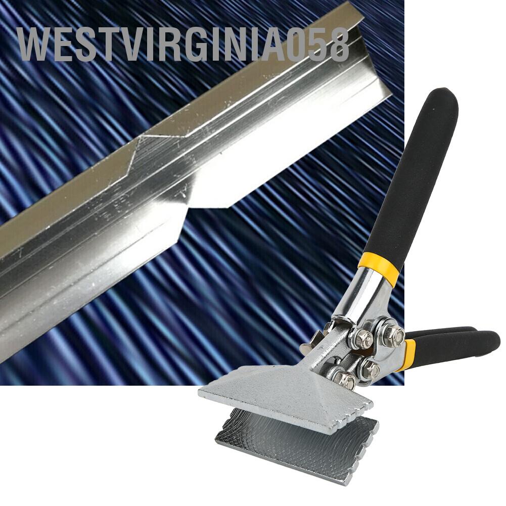 Westvirginia058 Metal Sheet Bending Pliers Manual Clamp Seamer Non-Slip Handle Seaming