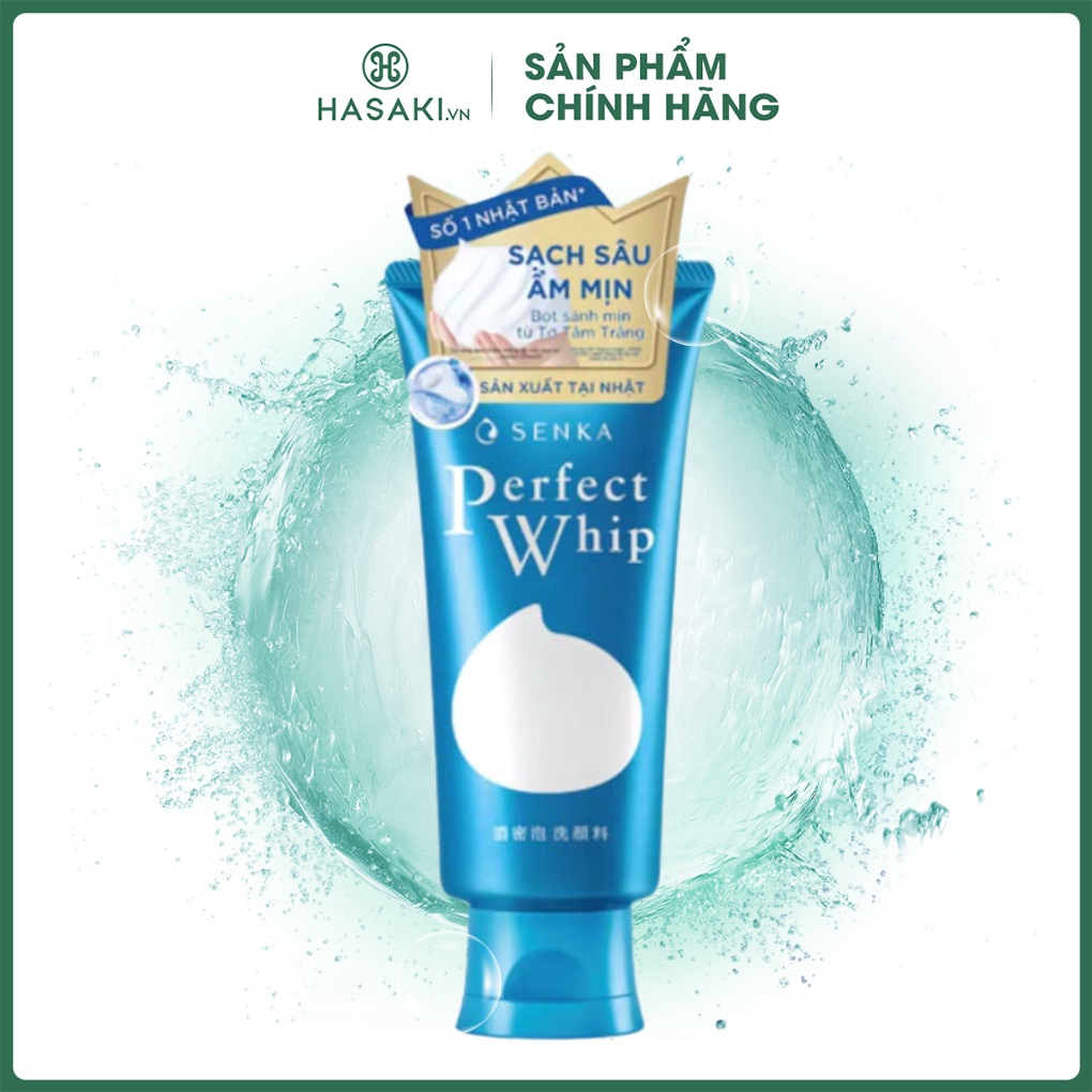 Sữa Rửa Mặt SENKA Cho Mọi Loại Da  Perfect Whip Facial Foam Wash Hasaki Sản phẩm chính hãng