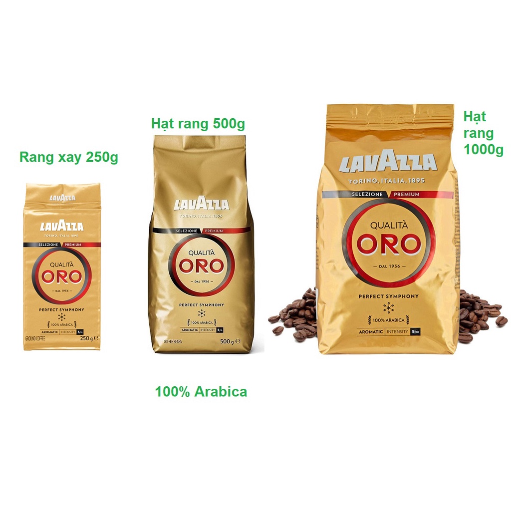 Cà phê hạt Lavazza Coffee Qualita Oro- Italia 250-500- 1000g