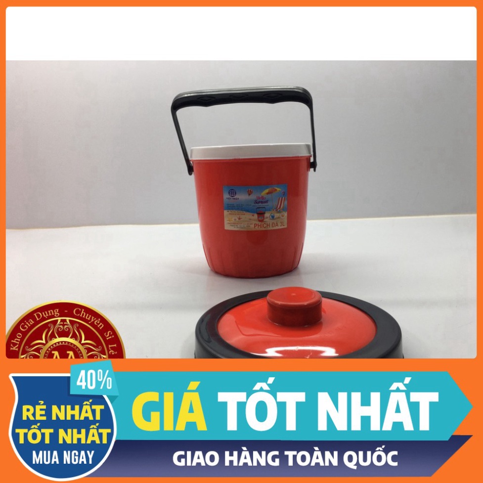 ⚡️FREESHIP⚡️Thùng Đá Tròn Giữ Nhiệt -3-5-7-10-15lit Việt Nhật