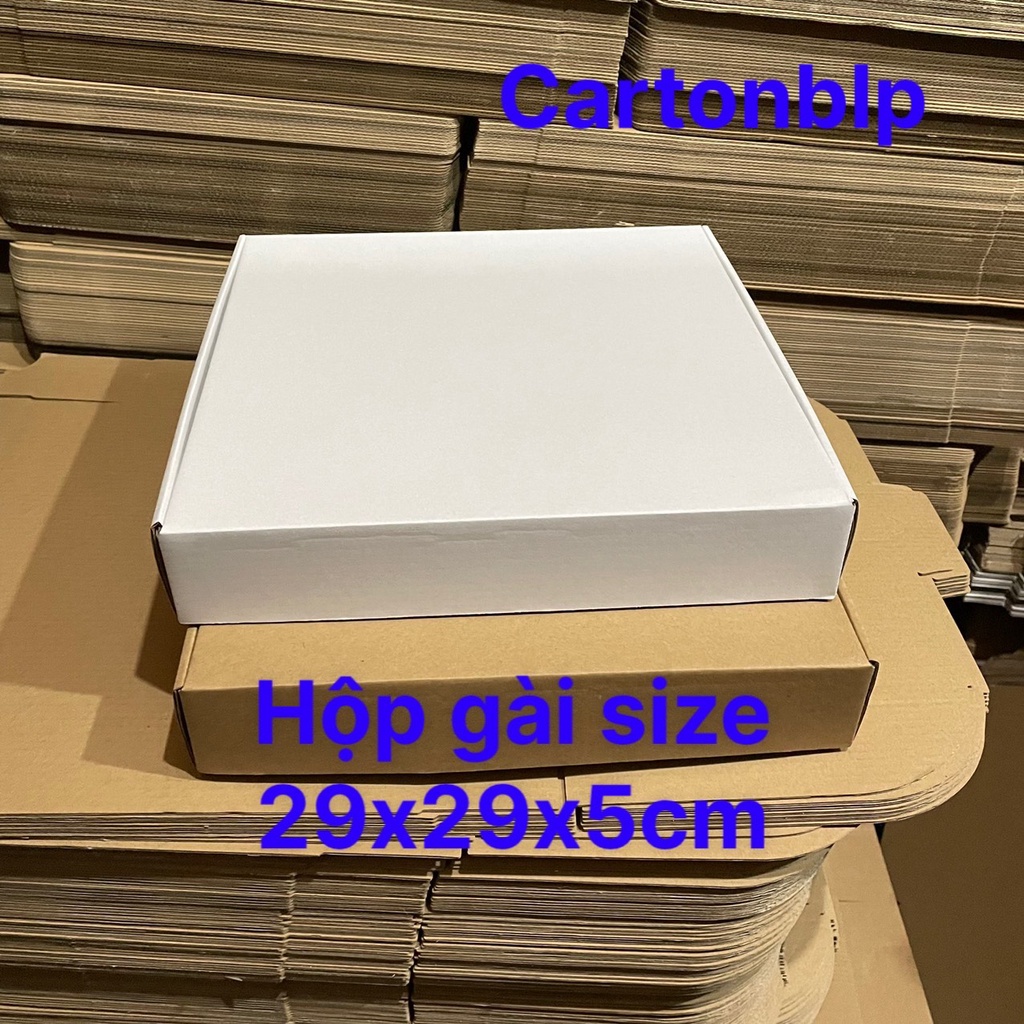 20 HỘP CARTON GÀI ĐỰNG QUẦN ÁO, PHỤ KIỆN SIZE 29X29X5CM