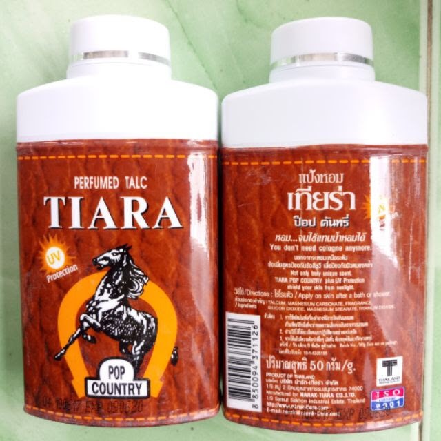 Phấn rôm Ngựa TIARA Pop Country Thái Lan 50gr