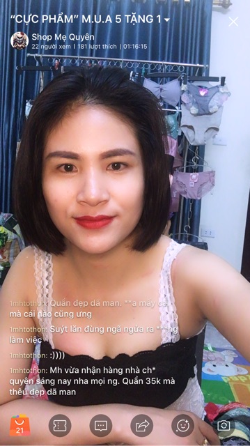 Combo 10 Quần lót Ren thêu 4D cao cấp