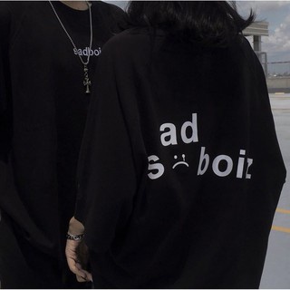 Áo thun tay lỡ Hình Sad Boiz.  CoolZ phông Unisex nam nữ Cotton oversize form rộng cá tính CZ700