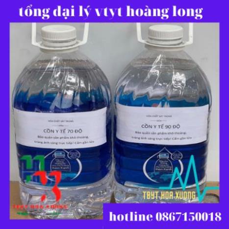 Cồn 70 Độ, 90 Độ - Cồn Y Tế Sát Khuẩn Can 5 Lít