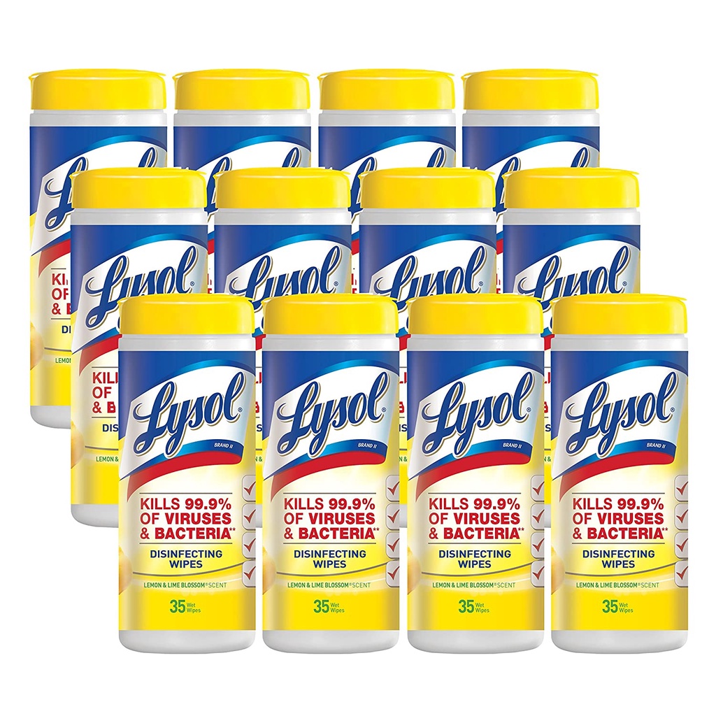 Khăn diệt khuẩn Lysol Disinfecting Wipes 35 tờ Made in USA