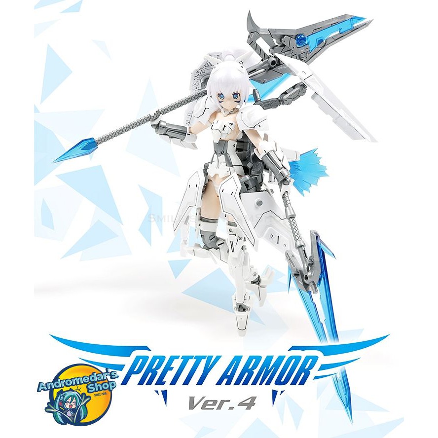 Mô hình lắp ráp Pretty Armor PA Ver 4 White Armor - 1/12 Scale Girl Model Kit