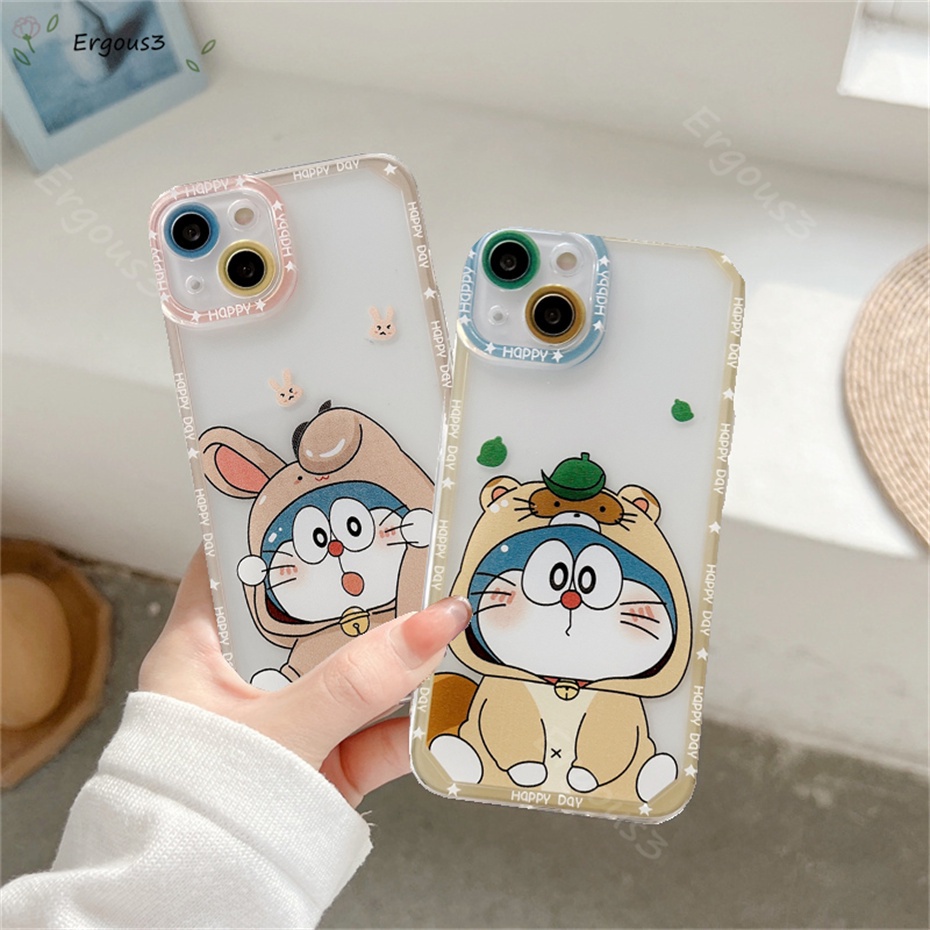 Ốp Điện Thoại Mềm In Hình Doraemon Cho Samsung A03 A22 A02 A02S A32 A52 A72 S22 S21 Ultra Plus A51 A71 A50 A50S A30S