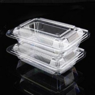 20 HỘP NHỰA ĐỰNG BÁNH BÔNG LAN SU KEM H04 16.5 X 8.5 X 7 CM