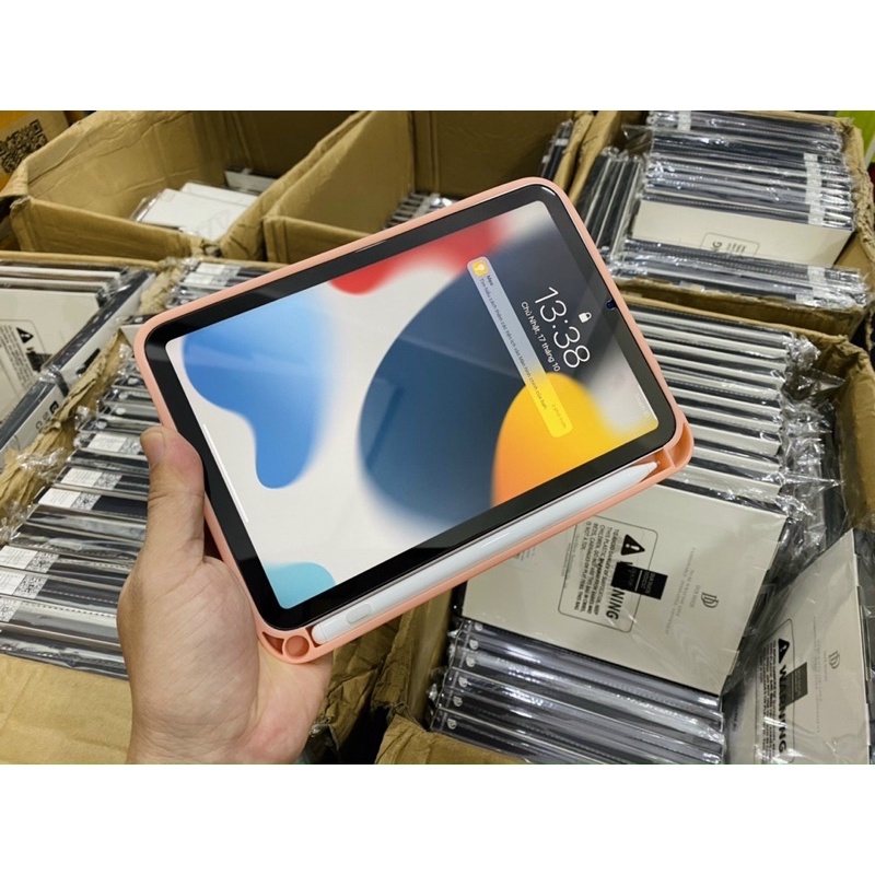 Bao da iPad Mini 6 Mini6 dẻo màu có khe để viết | WebRaoVat - webraovat.net.vn