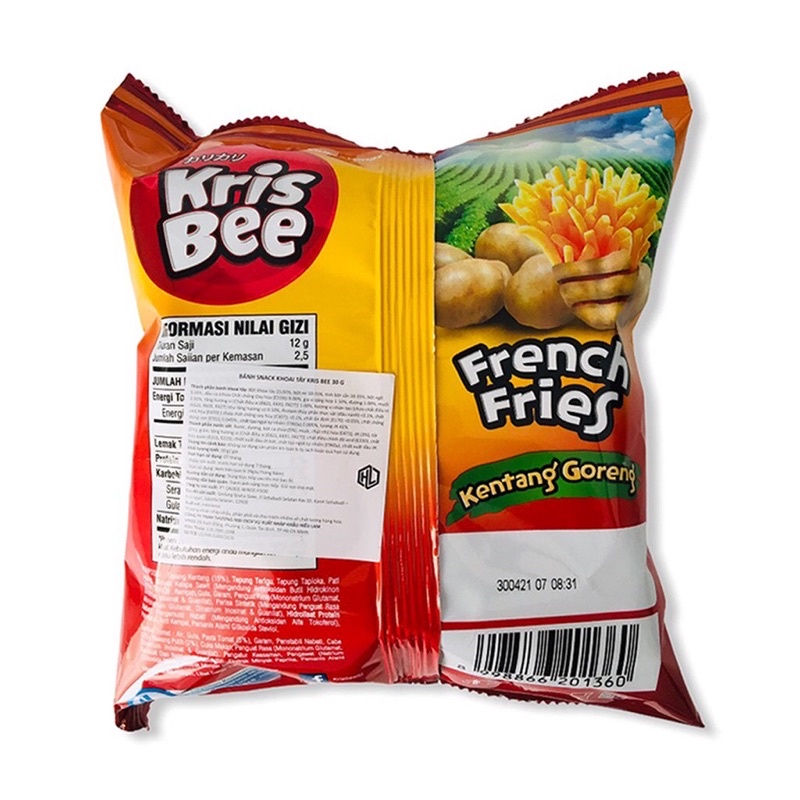Snack Khoai Tây Chiên Que Kris Bee 30g