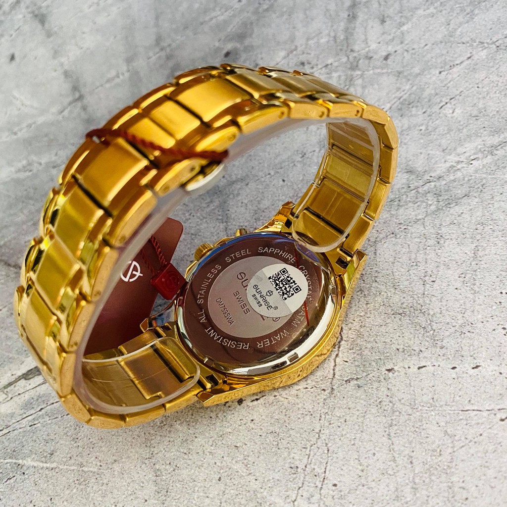 Đồng hồ Sunrise nam chính hãng Nhật Bản M759.SWA.G.T - kính saphire chống trầy - chố