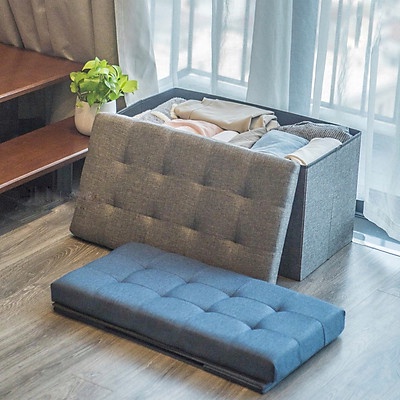 Ghế Sofa Gập Gọn MIỄN SHIPThùng Đựng Đồ Kiêm Ghế Sofa Tiện Lợi