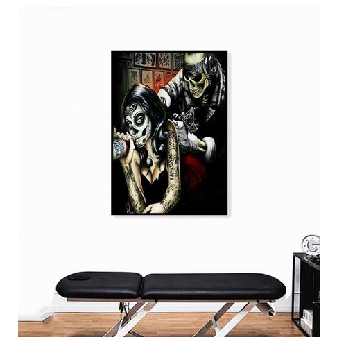 HOT 20 Tranh Mẫu Xăm - Tranh Tattoo Trang Trí Tiệm Xăm Tattoo Phong Cách Vintage Nhật Bản