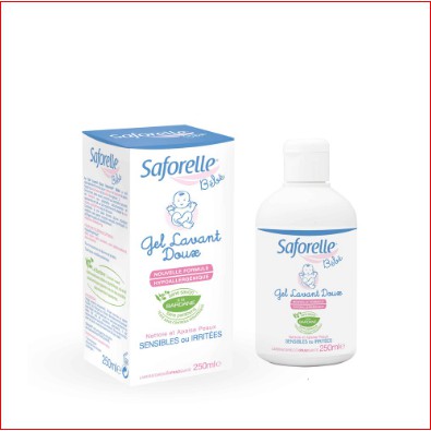 Gel tắm dịu nhẹ cho bé Saforelle Bebe 250ml