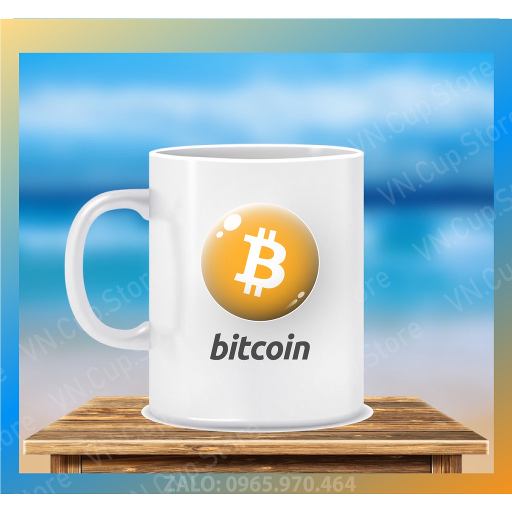 Ly Sứ,Cốc Sứ in Logo Đồng BITCOIN (BTC) - In Hình Ảnh, Logo Theo Yêu Cầu - In Hình CÁ NHÂN, LỚP, NHÓM, CÔNG TY