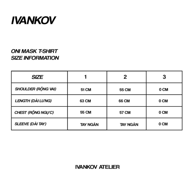 Áo thun raglan Ivankov Oni Mask