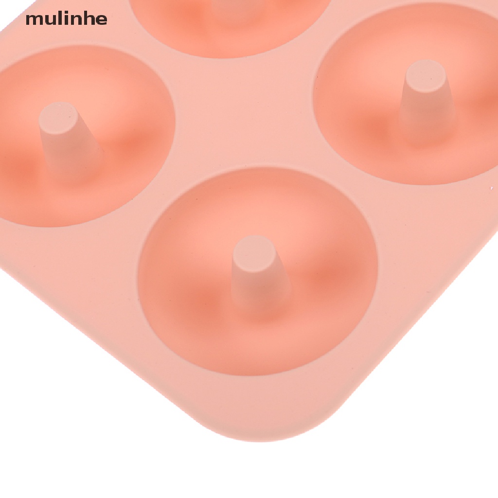 Khuôn Silicon Làm Bánh Donut Tráng Miệng 6 Ngăn DIY vn