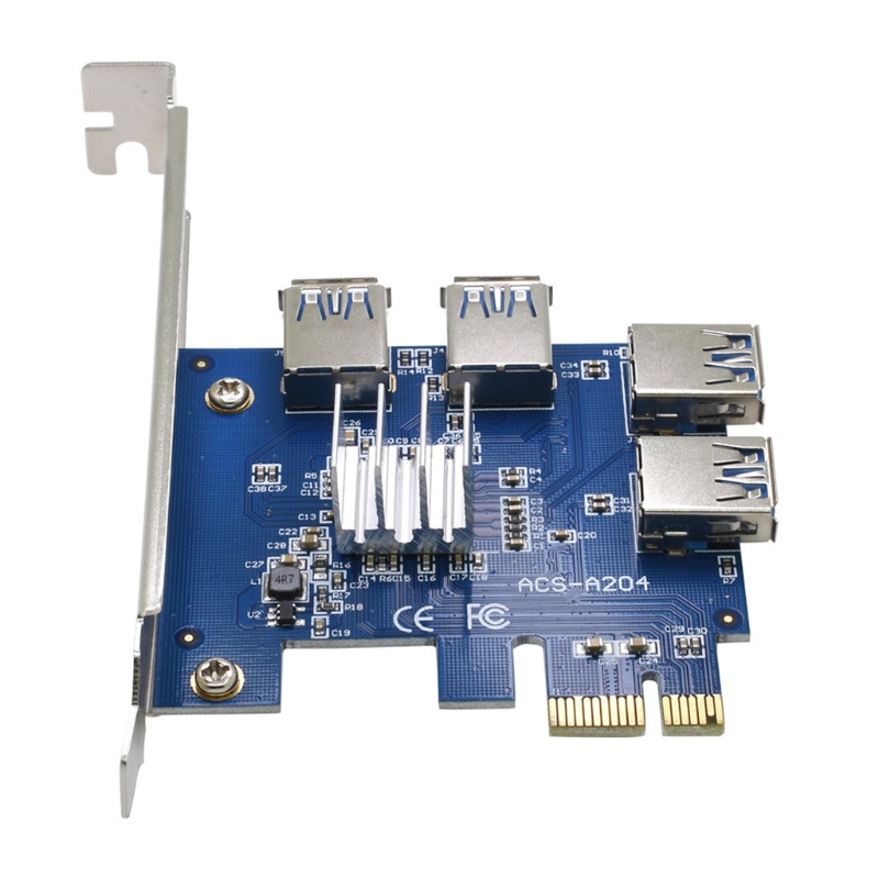 Card Đồ Họa Pci-Express Card Mở Rộng 4 Pci-E Usb 3.0 Pci E 1 Sang 4 Thẻ