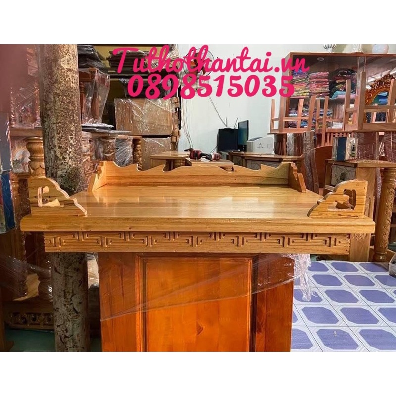 Bàn thờ treo tường ô gạch ngang 60cm