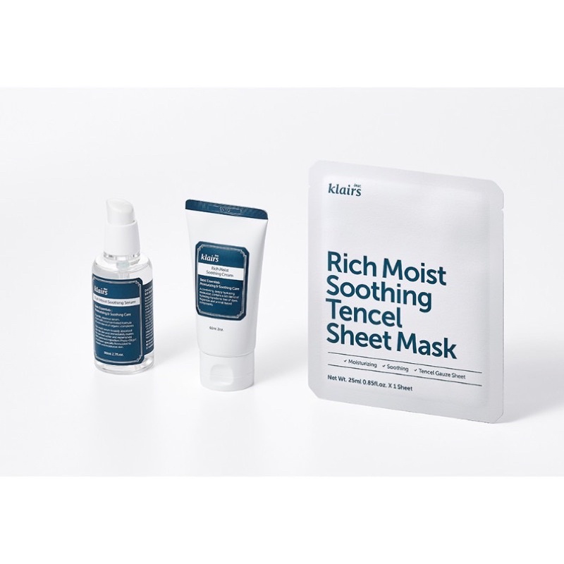 Serum Dưỡng Ẩm Sâu Klairs Rich Moist Soothing Serum 80ml