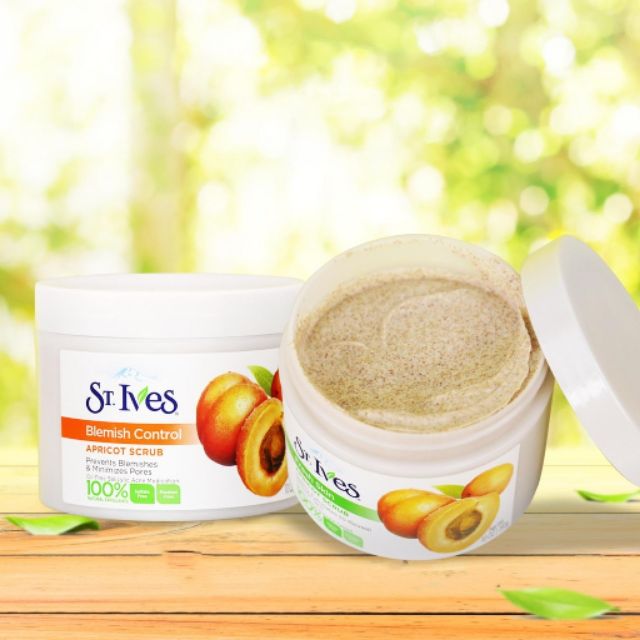 Kem tẩy tế bào chết toàn thân hương mơ St. ives Fresh Skin Apricot Scrub 283g