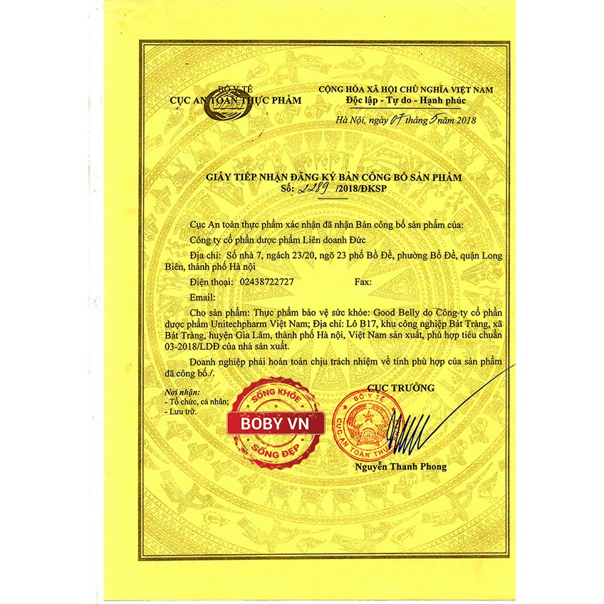 Good Belly bổ sung chất xơ, hỗ trợ giảm táo bón (Hộp 4 vỉ x 5 ống)