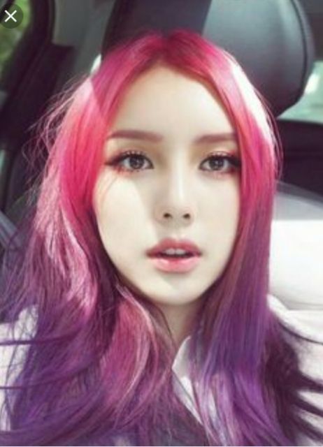 Kem nhuộm tím khói ánh hồng