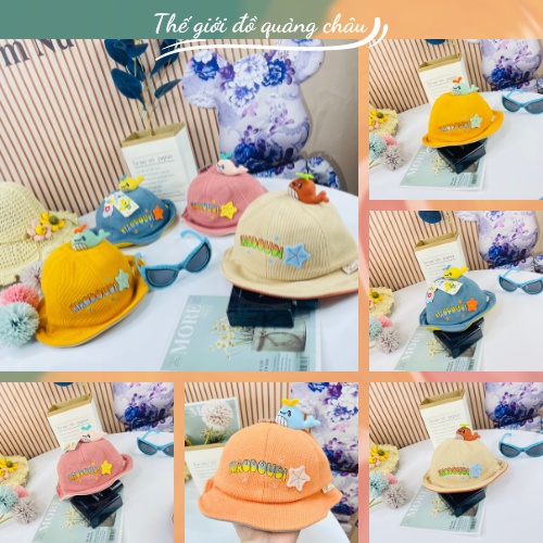 Mũ nón rộng vành hình con cá siêu cute dành cho bé trai, bé gái mẫu mới siêu hot - Hàng Quảng Châu Cao Cấp (M25)