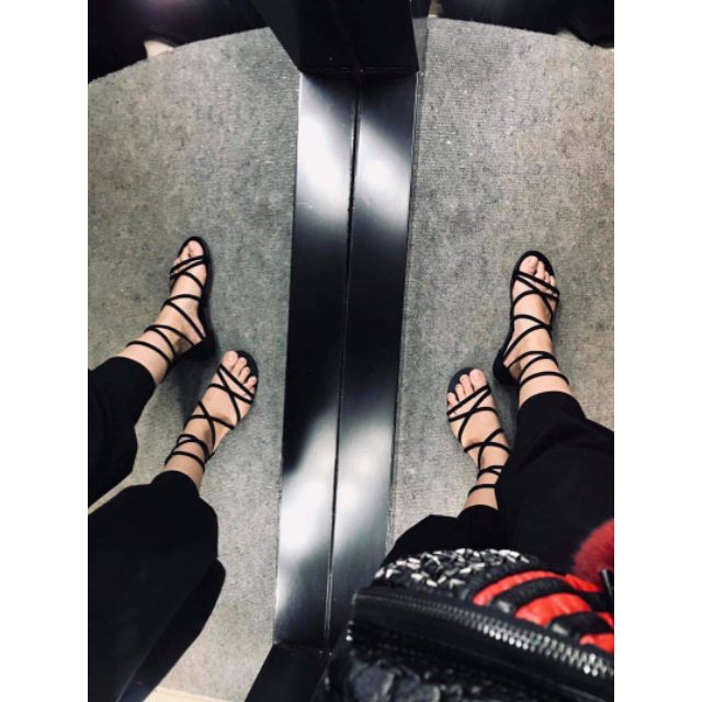 Dép sandal chiến binh Ảnh Thật Phía Sau