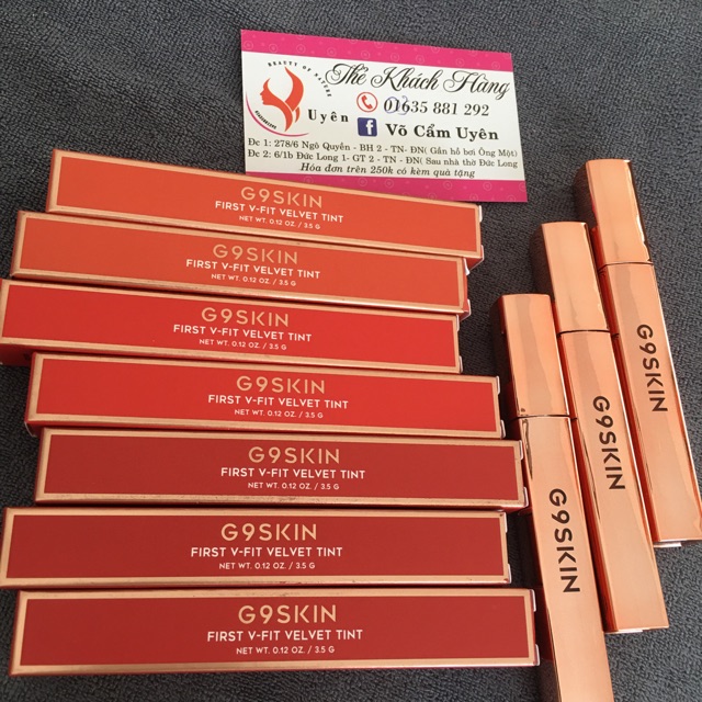 Son kem lì G9 skin vỏ vàng