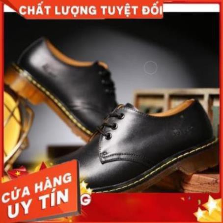 xc G [RẺ VÔ ĐỊCH] [Giày phượt] Giày dr marten cổ thấp- màu đen - Hàng nhập khẩu ️🥇 mới 2020 new · * ! ' : vc